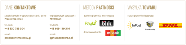 ŚWIECA DO KOMUNII ŚW.