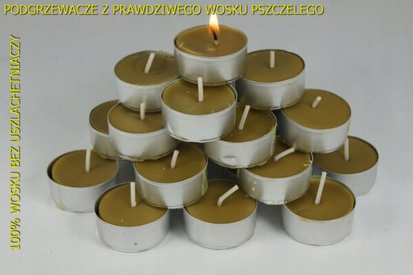 Świeca woskowa naturalna bez domieszki -PRODUCENT-